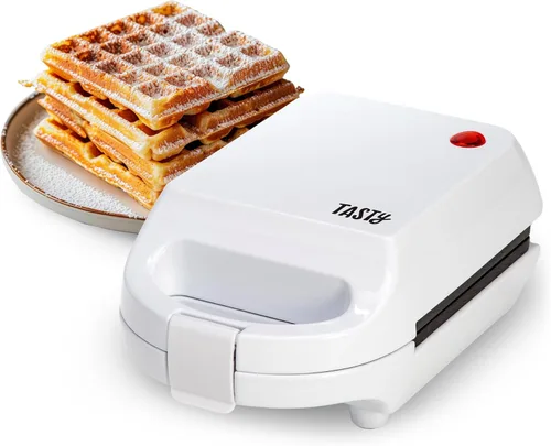 Miniatura 12 de Tasty Mini - Gofrera antiadherente, perfecta para gofres individuales, hash browns, brownies y más, resultados rápidos, fácil de limpiar, 600W