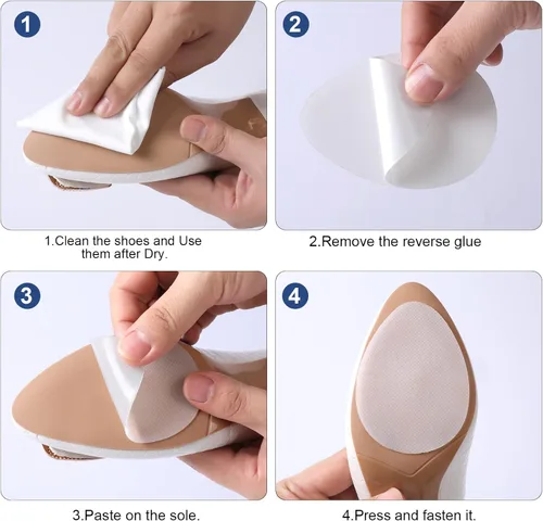 Miniatura 6 de Ashoesert's Shoe Sole Protector for Heels,Shoe Grips on Bottom of Shoes, Anti Slip Shoe Grips,Non Slip Shoe Pads,Non Slip Pads for Shoes, Shoe