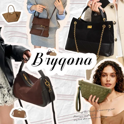 Miniatura 9 de Envelope Evening Bag for Women Genuine Suede Leather Crossbody Shoulder Clutch Purse Gift Box