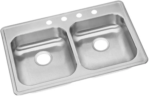 Miniatura 29 de Elkay GE12521 Dayton Fregadero de cocina empotrable de una sola cubeta de acero inoxidable de 25" - 1 orificio para grifo