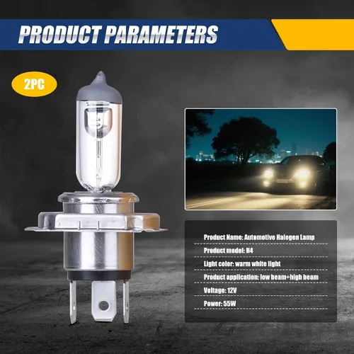Miniatura 2 de gunhunt 2 bombillas halógenas para automóvil 880-27W, lámpara de cuarzo de 12V, haz ultra brillante, luz antiniebla de haz bajo/alto de repuesto