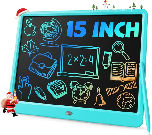 TEKFUN - Tableta de escritura LCD para niños, ideas de regalos para adolescentes y niños, juguetes educativos para niños de 8, 7, 6, 5, 4, 3 años,