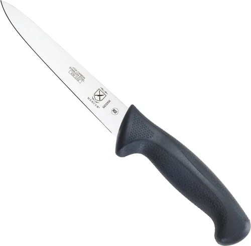 Miniatura 17 de Mercer Culinary M23880 Millennia Black Handle - Cuchillo para pan con mango negro, borde ondulado curvo de 10 pulgadas