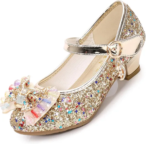 Miniatura 3 de Cadidi Dinos Zapatos de vestir para niñas zapatos de fiesta de boda zapatos de tacón Mary Jane Princesa bebéniño pequeñoniño grande