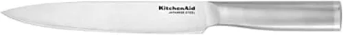 Miniatura 7 de KitchenAid Cuchillo de pelar de acero inoxidable forjado gourmet con cubierta de hoja de ajuste personalizado, cuchillo de cocina afilado, hoja