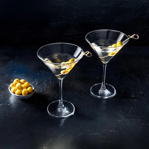 Miniatura 3 de PARACITY Juego de 2 vasos de Martini, vasos Coupé, soplados a mano, perfectos para cócteles, Martinis, Margaritas, fiestas, cajas de catering