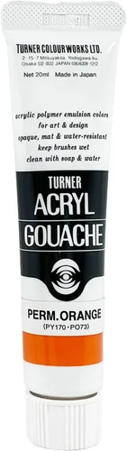 Miniatura 11 de Turner's AG020350 Gouache acrílico, color japonés, color agua dulce (Usuzuiro), 0.7 onzas líquidas (0.7 fl oz) (Nº 6)