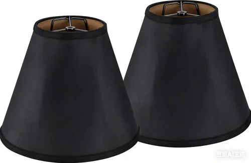 Miniatura 13 de GO&SO Juego de 2 Pantallas de Lámpara de Campana Blancas Pequeñas para Mesa de Noche - 6" Superior x 13" Inferior x 10.6" Alto (Spider) Pantalla