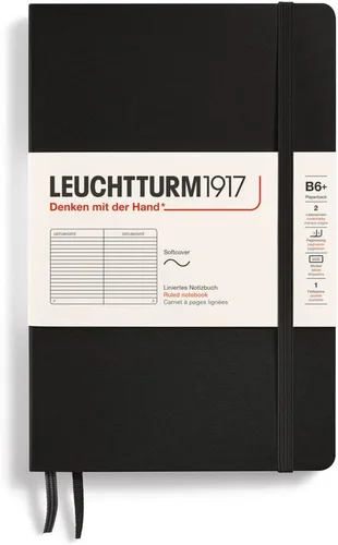 Miniatura 47 de LEUCHTTURM1917 - Cuaderno de tapa blanda de tapa blanda B6+ - 123 páginas numeradas para escribir y escribir en diario (Doted, Sage)