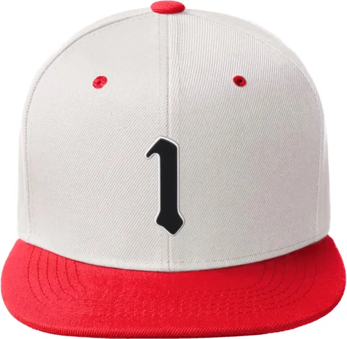Miniatura 32 de Daxton Gorra clásica con visera de billete plano con letras del alfabeto inglés antiguo de la A a la Z