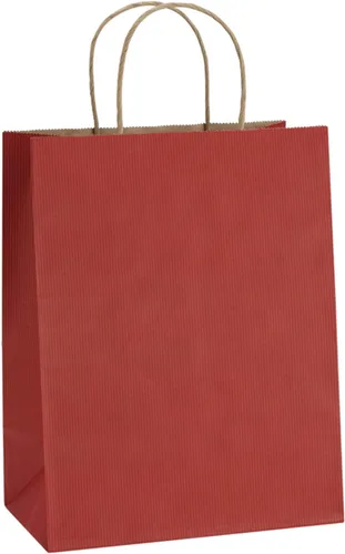 Miniatura 8 de BagDream 25 bolsas de regalo marrones de 8 x 4.25 x 10.5 pulgadas, papel kraft para regalos, compras al por menor de mercancías de comestibles