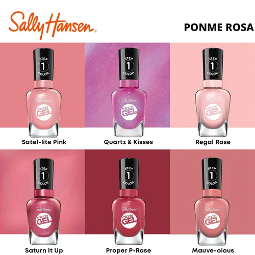 Miniatura 9 de Sally Hansen Miracle Gel Esmalte de uñas de calidad de salón Fórmula tipo gel, sistema de dos pasos, no se necesita luz UV, larga duración 2-512