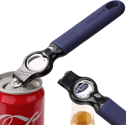Miniatura 10 de Paquete de 2 abridores magnéticos de botellas de cerveza y abridor de latas de refrescos, abridor de botellas 2 en 1 y herramienta abridor