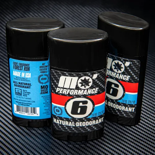 Miniatura 4 de Mo' Handsome Desodorante natural para hombres sin aluminio, sin bicarbonato de sodio y sin parabenos, hidróxido de magnesio y ricinoleato de zinc