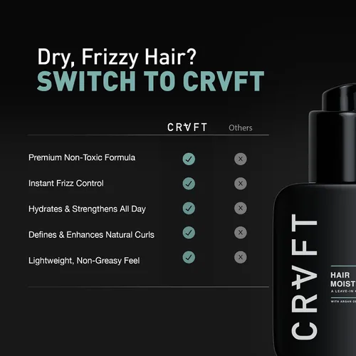 Miniatura 3 de CRVFT - Acondicionador diario sin enjuague para hombres [aceite] Suministro de 30 días Hidratante para cabello para hombres Aceite