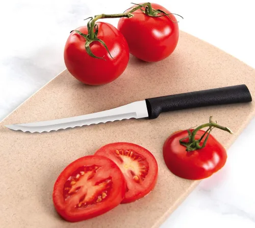 Miniatura 6 de Rada Cutlery Ultimate - Juego de regalo de 15 piezas con afilador de borde rápido, cuchillas de acero inoxidable, mango negro