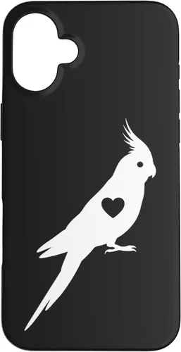 Miniatura 23 de Bird Cockatiel Heart Silhouette, Proud Bird Parent Case for iPhone XR