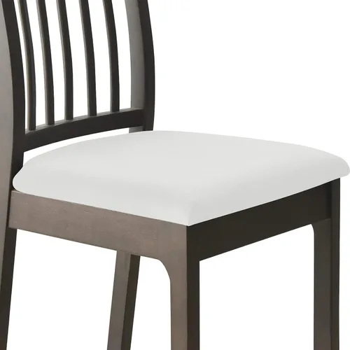 Miniatura 18 de Juego de 2 fundas elásticas para asiento de silla de comedor, de terciopelo suave, fundas protectoras universales extraíbles para sillas de comedor