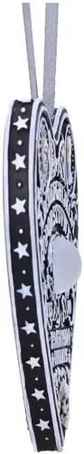 Miniatura 3 de Nemesis Now Spirit Board - Adorno colgante de planchette de 3.3 in, resina, negro, adorno colgante de tablero espirituoso, decoración festiva