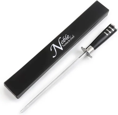 Miniatura 8 de Acero de afilado profesional de 12 pulgadas, magnetizado para mayor seguridad, sin óxido, sin plástico barato. El afilador de cuchillos Noble's