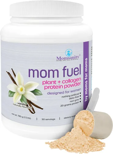 Miniatura 2 de Proteína en polvo para mujeres – Polvo de proteína de reemplazo de comidas sin lácteos hecho con proteína vegetal y colágeno, 0.71 oz de proteína