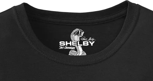 Miniatura 4 de JH Design Shelby Cobra - Camiseta de manga corta para hombre, color negro