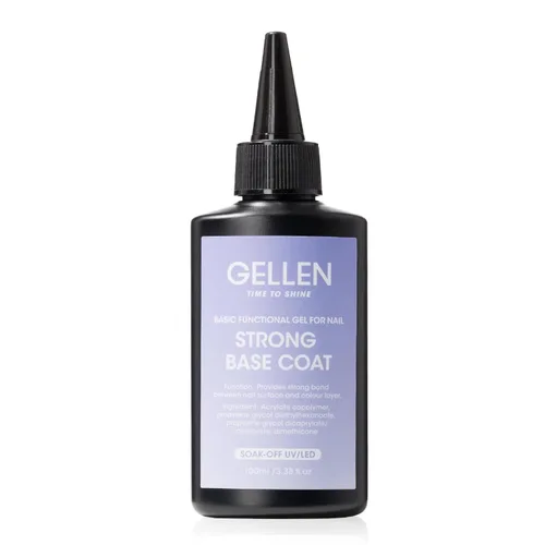 Miniatura 10 de Gellen Gel constructor de uñas transparente de 3.4 fl oz, gel fortalecedor de color duro, construcción de ápice de uñas, gel de uñas UV de larga