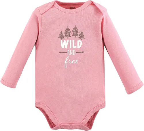Miniatura 6 de Touched by Nature baby-girls Organic Cotton Long-sleeve Bodysuits
