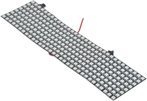 Miniatura 2 de 8x32 Panel de matriz LED 256 píxeles WS2812B Panel LED digital flexible direccionable individualmente a todo color DC5V