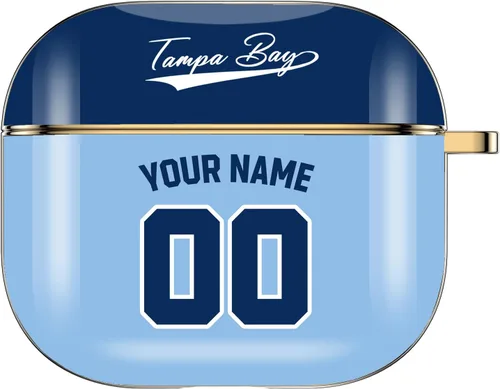 Miniatura 11 de Funda personalizada con nombre y número para AirPods Pro de 3ª generación Pro 2 (2019, 2021, 2022) con llavero personalizado, regalo para fanáticos