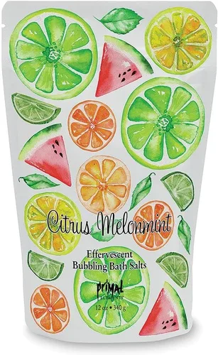 Miniatura 4 de Primal Elements Sal marina desintoxicante, sales de aromaterapia burbujeantes, dolor muscular, bolsa resellable de 12 onzas