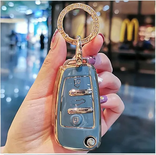 Miniatura 2 de DOUKI Fashion TPU Car Key Case Cover Shell Fob, for Audi A1 A3 8P A4 A5 A6 C7 A7 S3 S7 S8 R8 Q2 Q3 Q5 Q7 Q8 SQ5 TT RS3 RS6