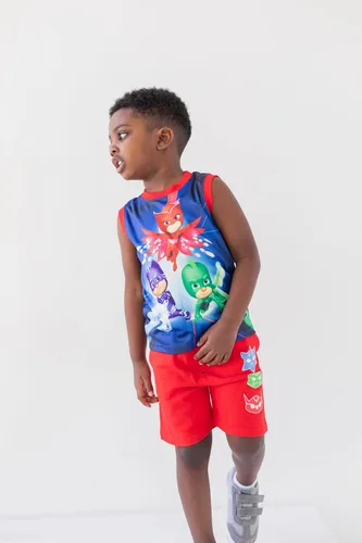 Miniatura 3 de PJ Masks Catboy Gekko Owlette - Conjunto de 3 piezas, camiseta sin mangas