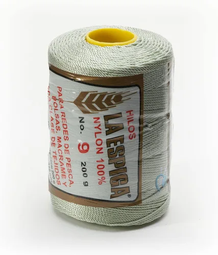Miniatura 13 de N° 9 - 100% Cordón de Hilo de Nylon Omega para Tejer y Crochet - 01 Blanco