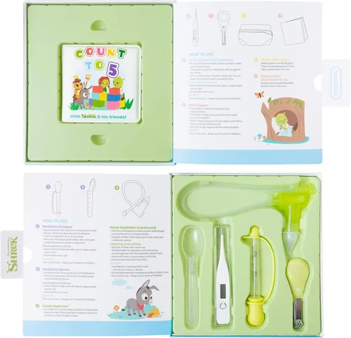 Miniatura 3 de Smart Care Shrek Healthy Ever After Baby Kit de cuidado de la salud para bebés, artículos esenciales para recién nacidos, regalos para recién