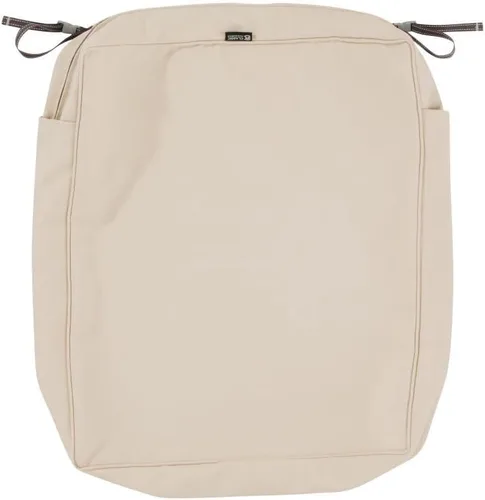 Miniatura 16 de Classic Accessories Montlake - Funda deslizante para cojín de asiento rectangular resistente al agua de 21 x 19 x 5 pulgadas para exteriores, funda