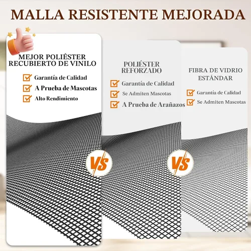 Miniatura 5 de Repuesto de mosquitero negro a prueba de mascotas.