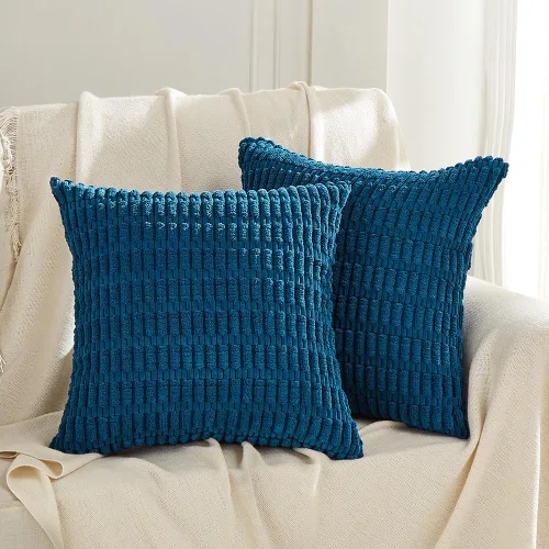Miniatura 9 de Fancy Homi - Paquete de 2 fundas de almohada decorativas estilo bohemio de 16 x 16 pulgadas para sala de estar, sofá, cama, funda de cojín cuadrada