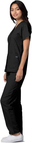 Miniatura 5 de Adar Universal Scrubs for Women - Snap Front Scrub Top