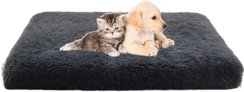 Miniatura 9 de Wear-Resistant Plush Pet Bed Cushion for Dogs and Cats Soft Puppy Nest Mat for Indoor Use Portable Comfortable Pet Sleeping Pad for Couch Cage and