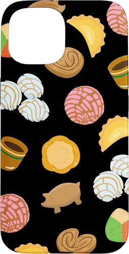 Miniatura 5 de Conchas Pan Dulce Pattern Black Phone Case Latina Gift Case Case for iPhone 17