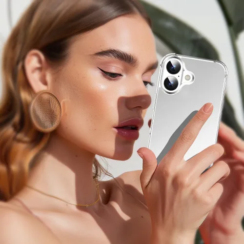Miniatura 252 de AICase Funda protectora para iPhone 16 compatible con iPhone 16, delgada, ligera, transparente [no amarillenta] Diseño vibrante