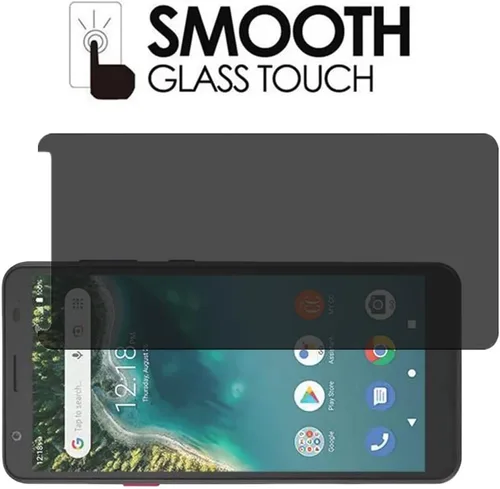 Miniatura 7 de Protector de pantalla de privacidad para ZTE Avid 589 (2 unidades), no cobertura completa, vidrio templado, antiarañazos, antiarañazos, dureza 9H