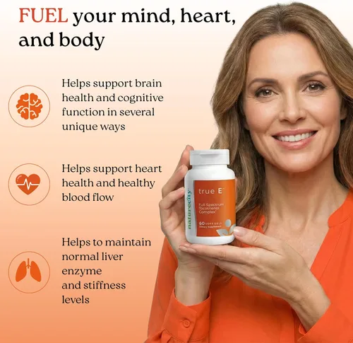 Miniatura 4 de NatureCity True-E - Suplemento de vitamina E de tocotrienoles de espectro completo y alfa tocoferol natural Tocotrienoles de vitamina E