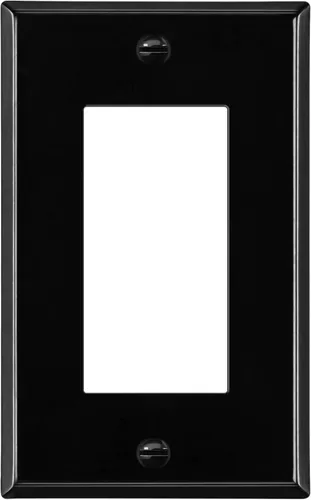 Miniatura 23 de ENERLITES Placa decorativa de pared metálica para interruptor o tomacorriente, cubierta de tomacorriente de acero inoxidable, resistente a