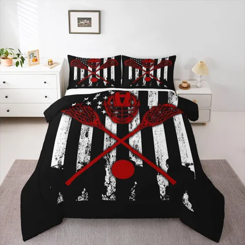 Miniatura 17 de Erosebridal - Juego de edredón tamaño King con diseño de Árbol de la Vida, juego de cama colorido de sol y luna para hombres y mujeres, edredón
