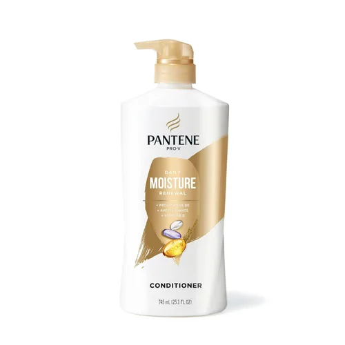 Miniatura 12 de Pantene Acondicionador, Renovación Diaria de Humedad - Nutrientes Pro-V para Cabello Seco, Teñido, de Liso a Rizado, Hidratación y Suavidad de 72