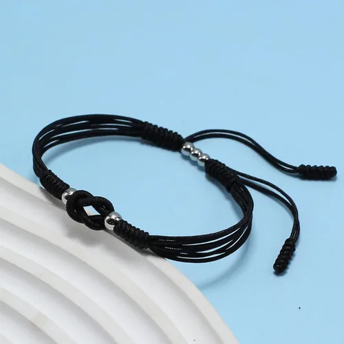 Miniatura 2 de LAMIBEE Infinity Surfer - Pulsera de la amistad con amor y amistad con color multicolor, cuerda de protección de nudo tibetano de la suerte tejida