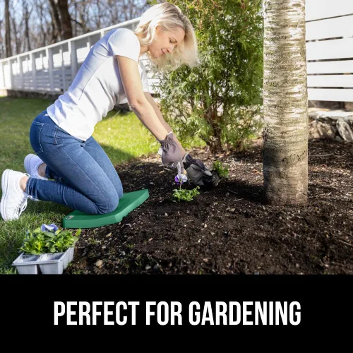 Miniatura 8 de GORILLA GRIP Almohadilla de arrodillarse extra gruesa con patente pendiente de espuma suave, cojines de rodillas grandes y de apoyo para jardinería