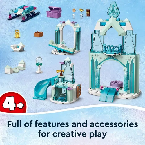 Miniatura 7 de LEGO Disney 43194 Frozen Wonderland 43194 - Juguete de castillo con minifiguras de princesa de Disney, regalos para niños de 4 años de edad, niñas
